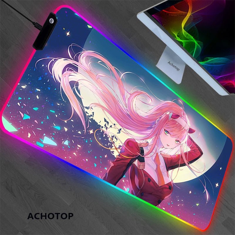 Darling In The Franxx Gamer RGB LED Keyboard Mat